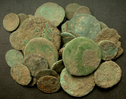 1/2 Pound Bags of Roman Uncleaned Practice Coins